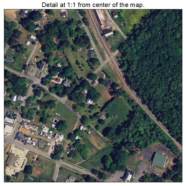 Campobello, South Carolina aerial imagery detail