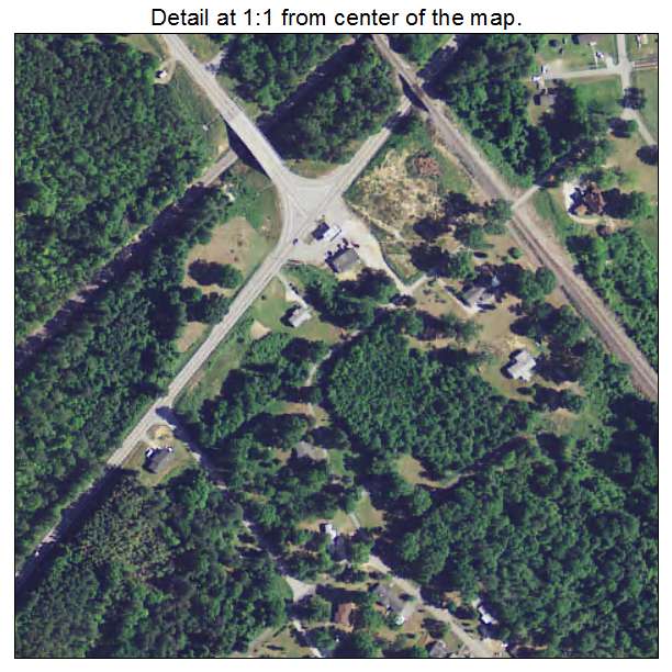 Carlisle, South Carolina aerial imagery detail