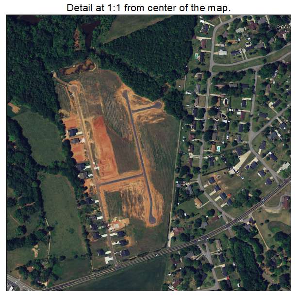 Centerville, South Carolina aerial imagery detail