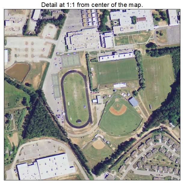 Chapin, South Carolina aerial imagery detail
