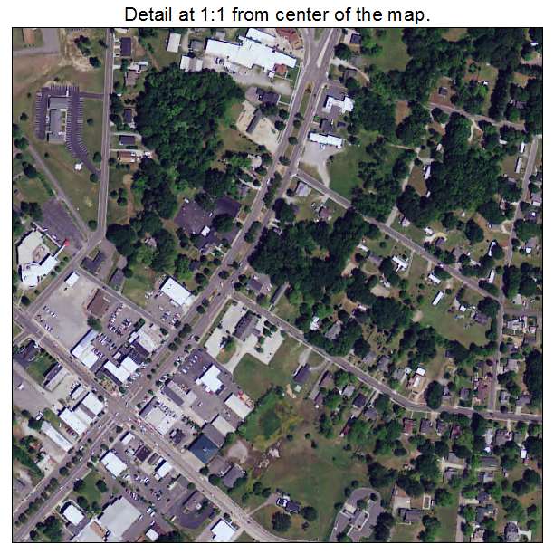 Clover, South Carolina aerial imagery detail