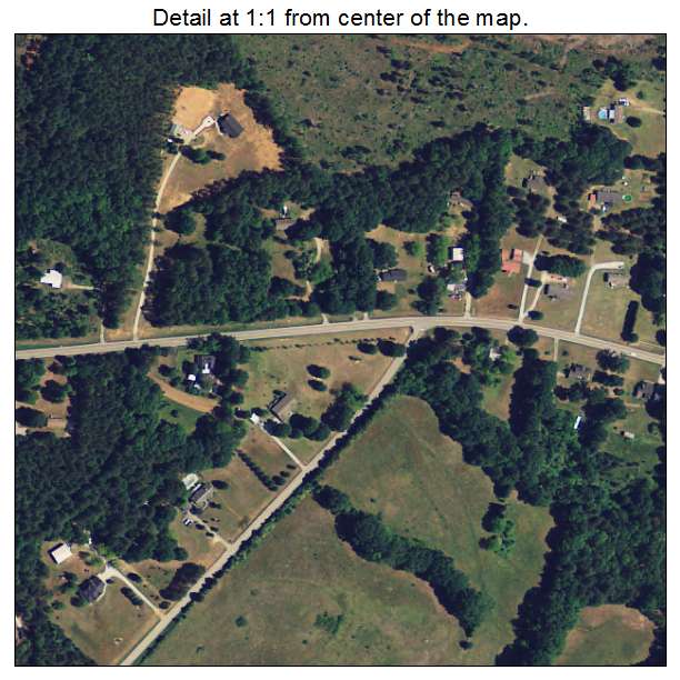 Coronaca, South Carolina aerial imagery detail