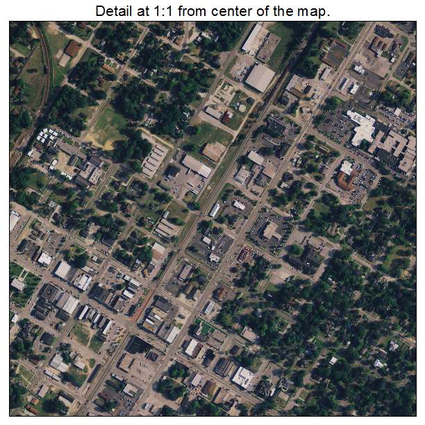 Dillon, South Carolina aerial imagery detail