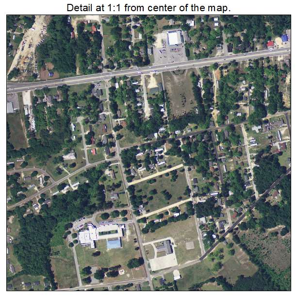 Edisto, South Carolina aerial imagery detail