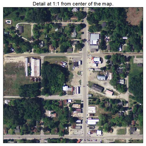 Ehrhardt, South Carolina aerial imagery detail