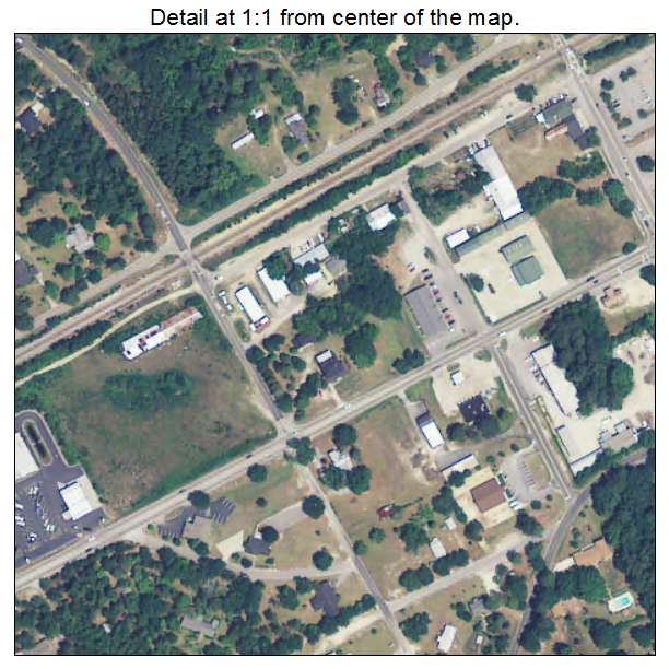 Elgin, South Carolina aerial imagery detail