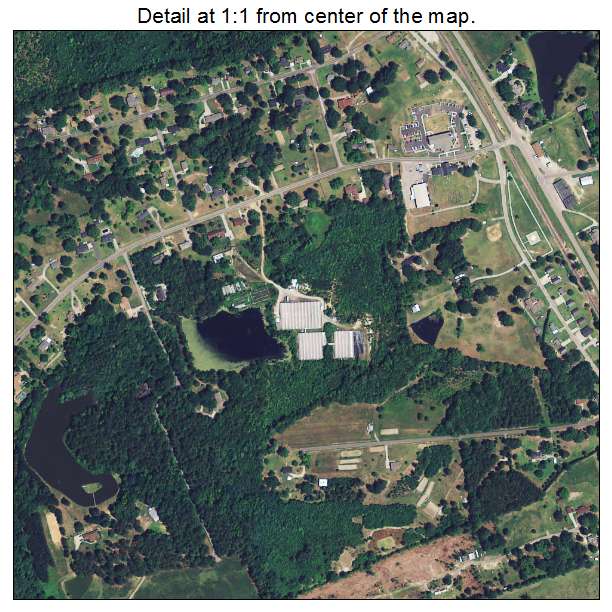 Elgin, South Carolina aerial imagery detail