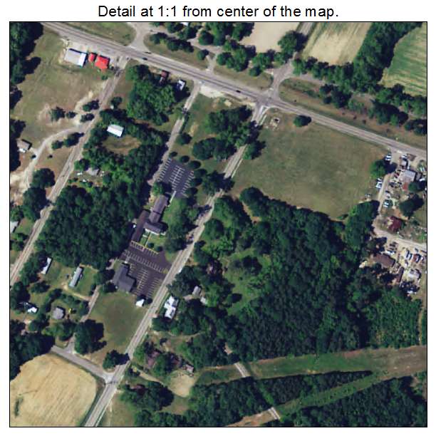 Elko, South Carolina aerial imagery detail