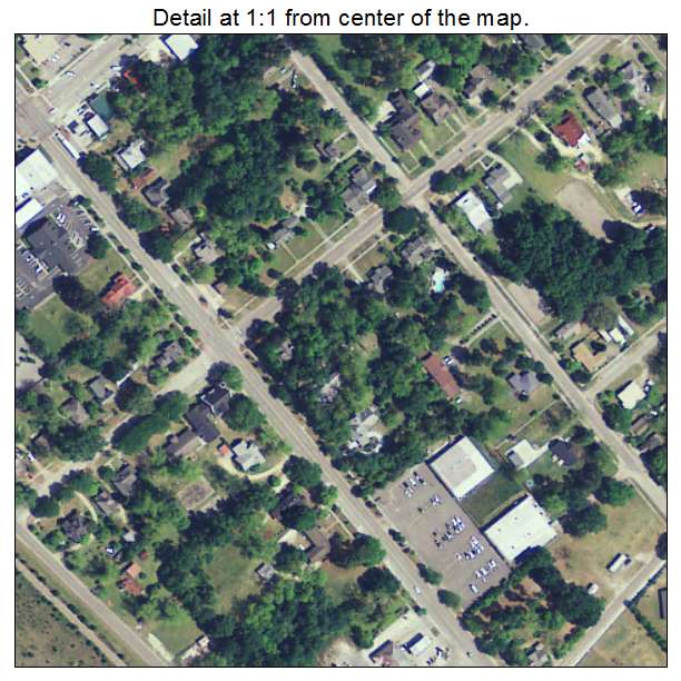 Elloree, South Carolina aerial imagery detail