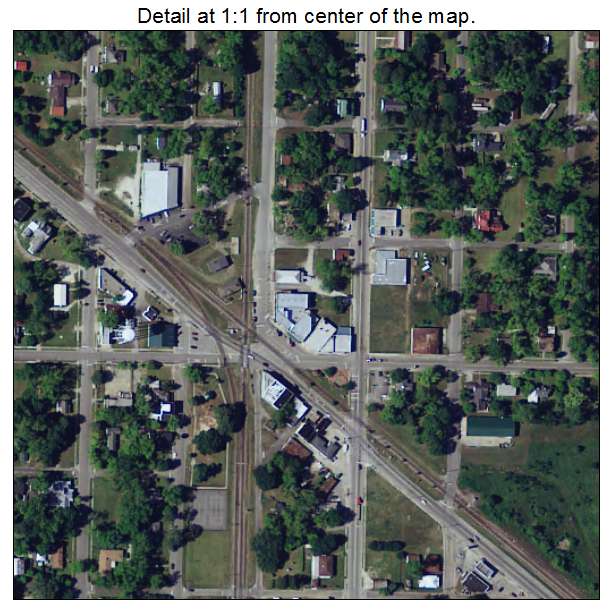 Fairfax, South Carolina aerial imagery detail