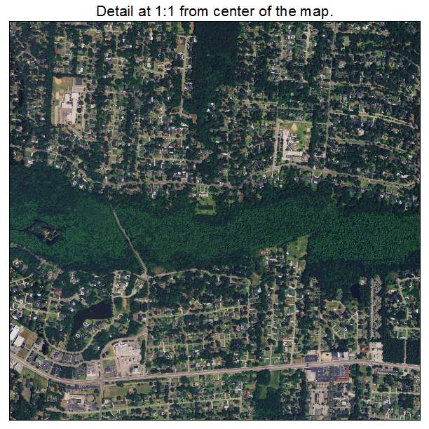 Florence, South Carolina aerial imagery detail
