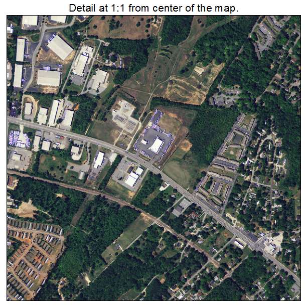 Gantt, South Carolina aerial imagery detail