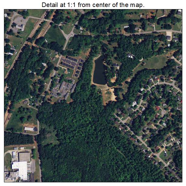 Golden Grove, South Carolina aerial imagery detail