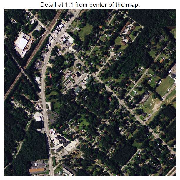 Hardeeville, South Carolina aerial imagery detail