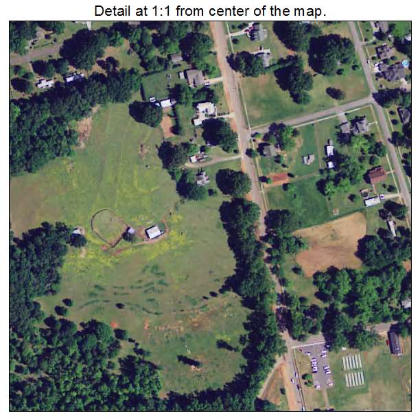 Hickory Grove, South Carolina aerial imagery detail