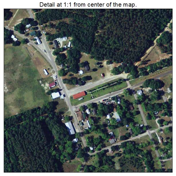 Hilda, South Carolina aerial imagery detail