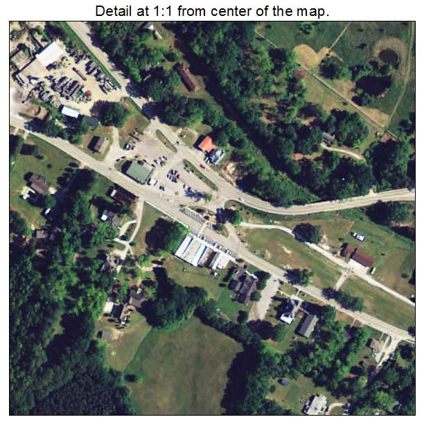 Hodges, South Carolina aerial imagery detail