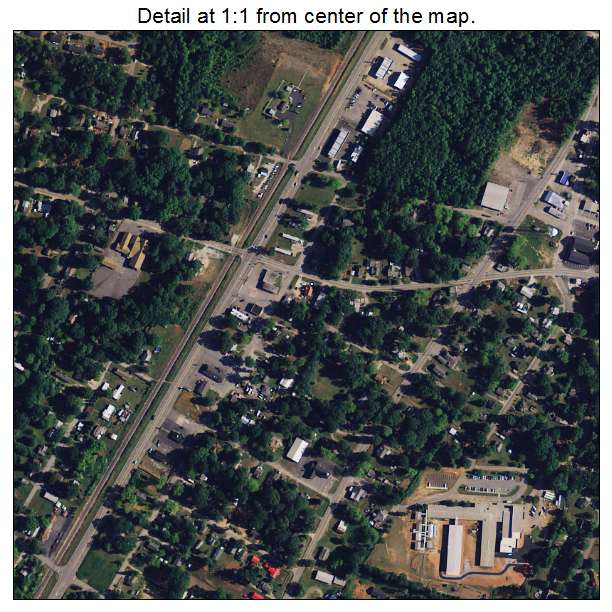Homeland Park, South Carolina aerial imagery detail