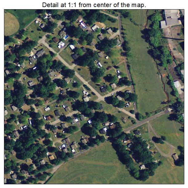 Inman Mills, South Carolina aerial imagery detail