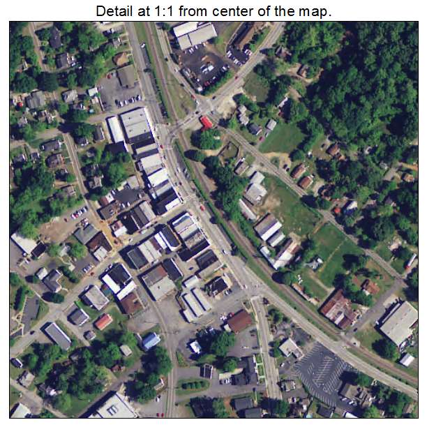 Inman, South Carolina aerial imagery detail