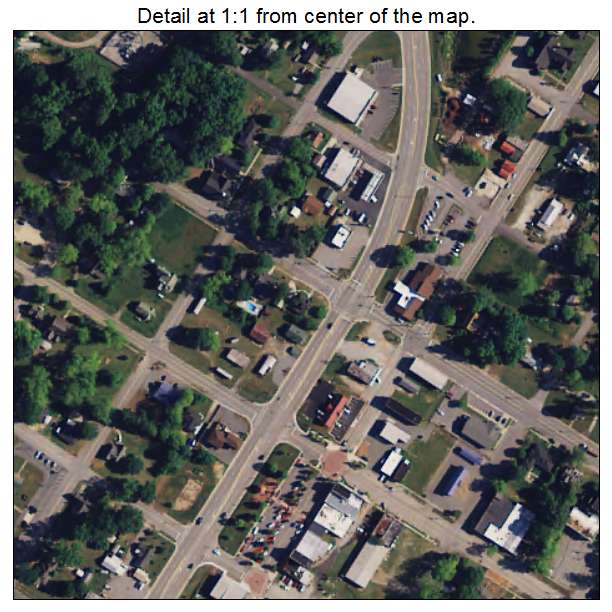 Iva, South Carolina aerial imagery detail