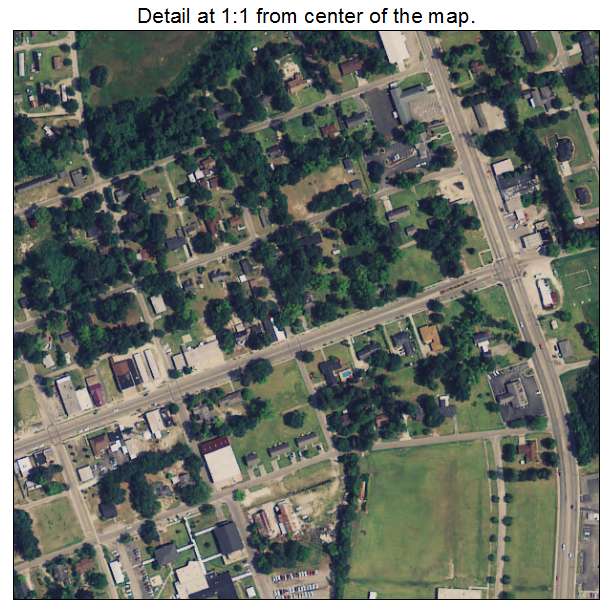 Johnsonville, South Carolina aerial imagery detail