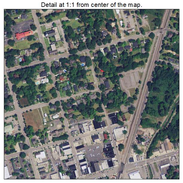 Kingstree, South Carolina aerial imagery detail
