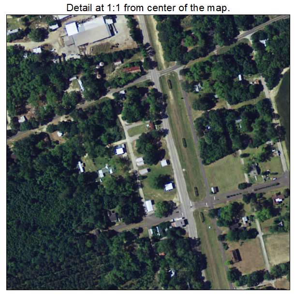 Kline, South Carolina aerial imagery detail