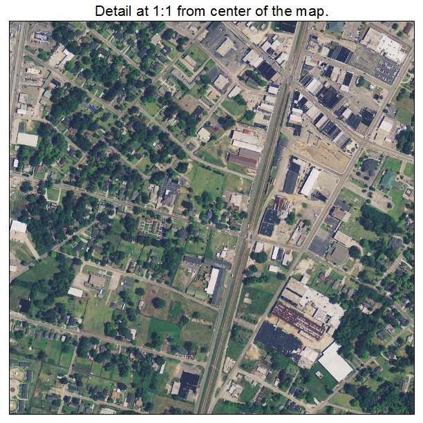Lake City, South Carolina aerial imagery detail