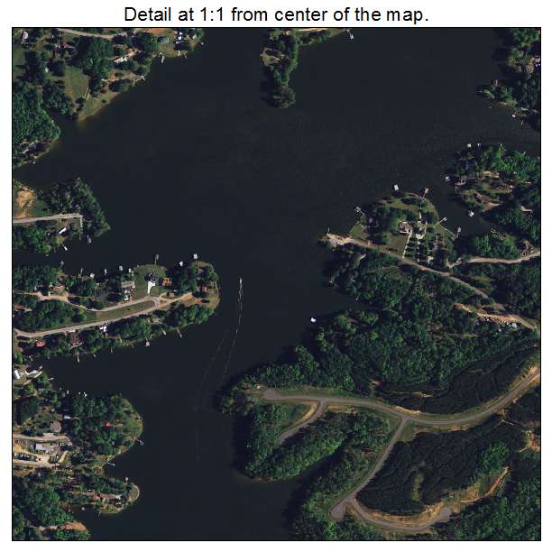 Lake Secession, South Carolina aerial imagery detail