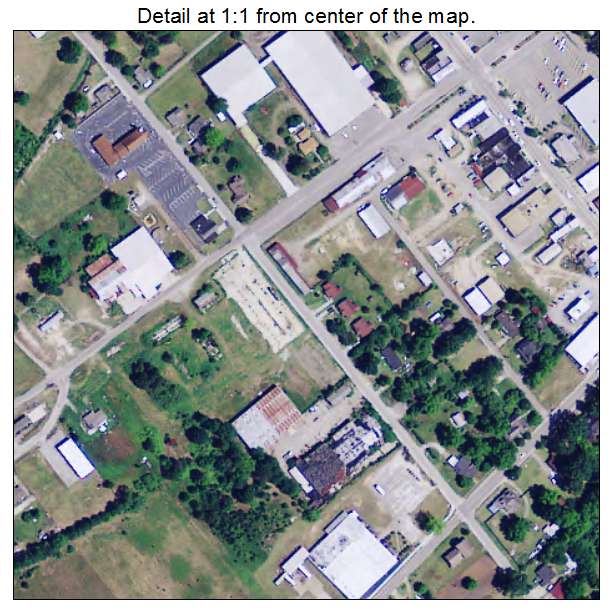 Lamar, South Carolina aerial imagery detail