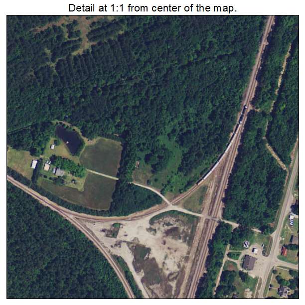 Lane, South Carolina aerial imagery detail