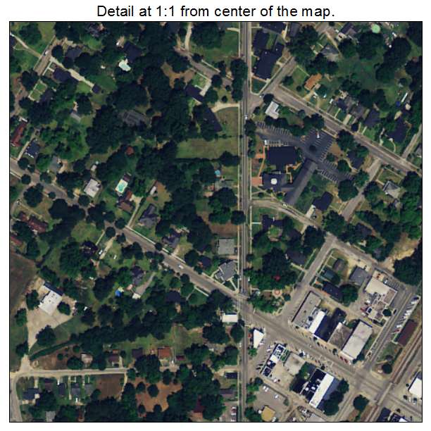 Latta, South Carolina aerial imagery detail