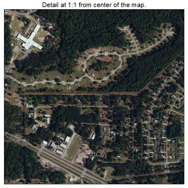 Laurel Bay, South Carolina aerial imagery detail