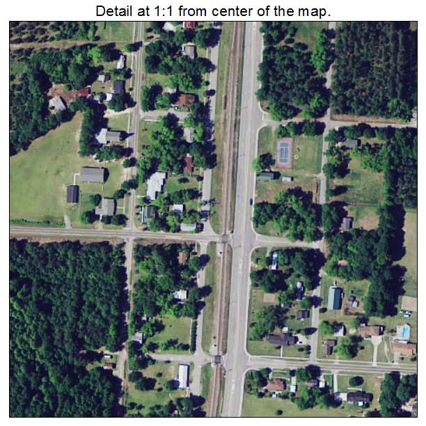 Livingston, South Carolina aerial imagery detail