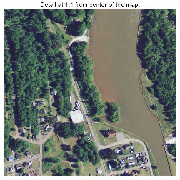 Lockhart, South Carolina aerial imagery detail