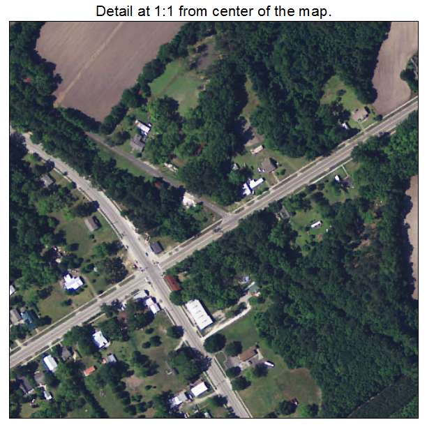 Lodge, South Carolina aerial imagery detail