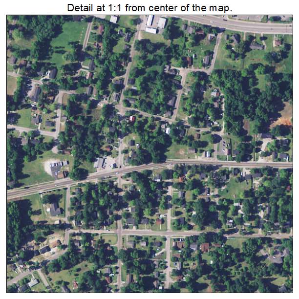 Manning, South Carolina aerial imagery detail