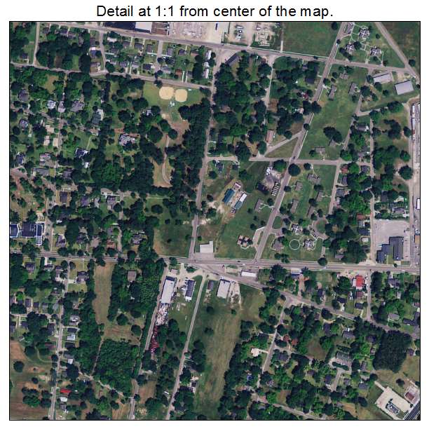 Marion, South Carolina aerial imagery detail