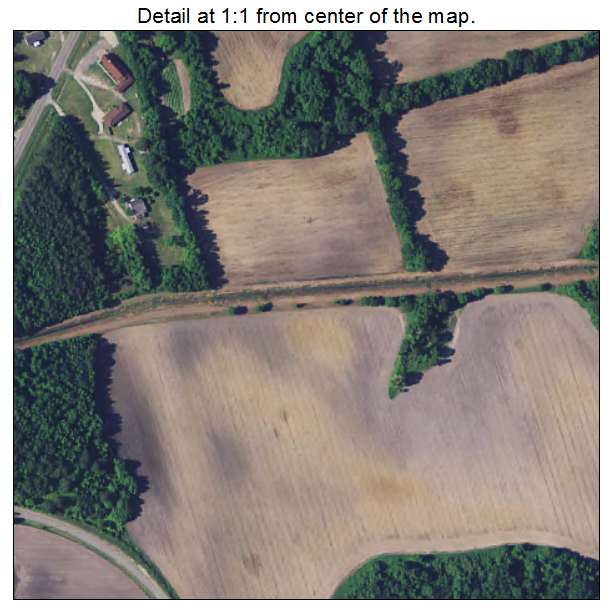 Mayesville, South Carolina aerial imagery detail