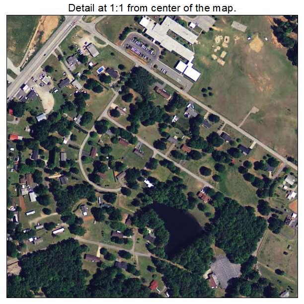Mayo, South Carolina aerial imagery detail