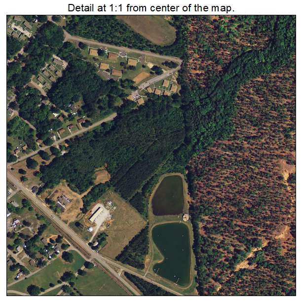 McCormick, South Carolina aerial imagery detail