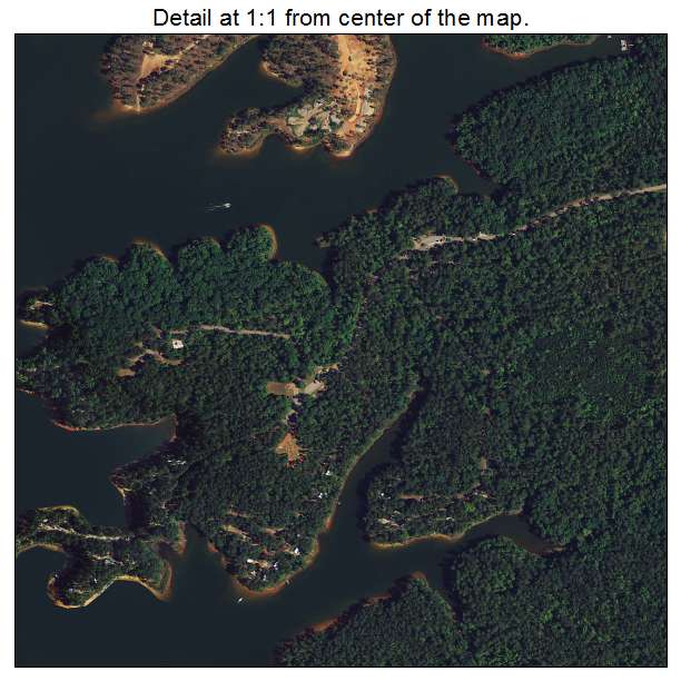 Modoc, South Carolina aerial imagery detail