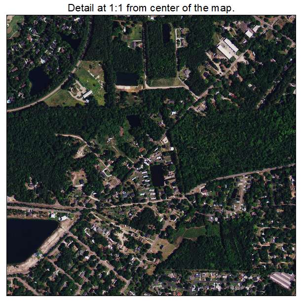 Murrells Inlet, South Carolina aerial imagery detail