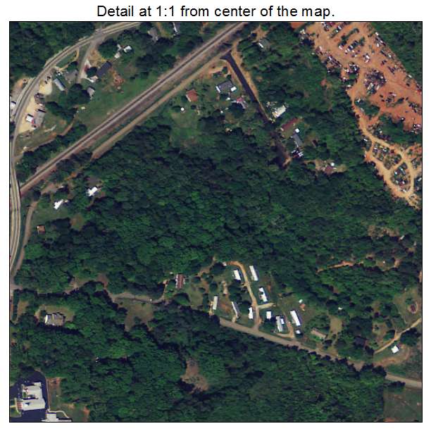Norris, South Carolina aerial imagery detail