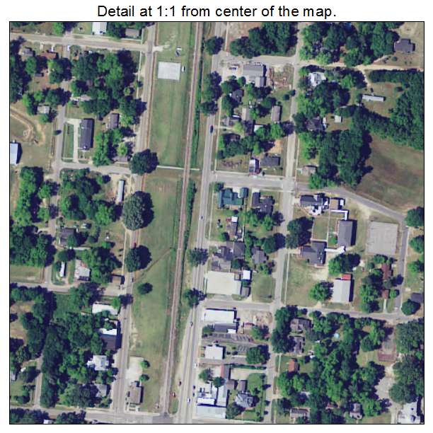North, South Carolina aerial imagery detail