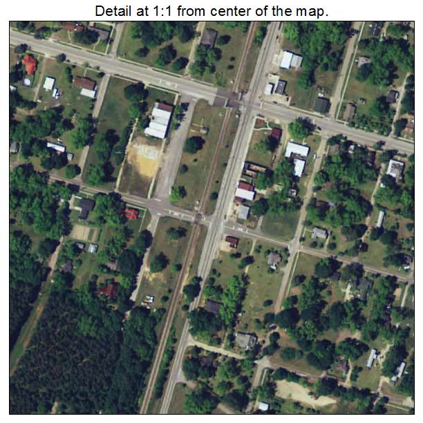 Olar, South Carolina aerial imagery detail