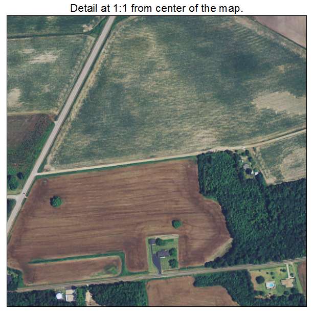 Oswego, South Carolina aerial imagery detail
