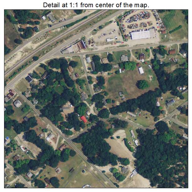 Patrick, South Carolina aerial imagery detail