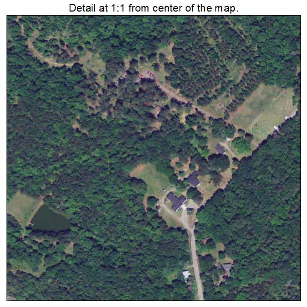 Peak, South Carolina aerial imagery detail